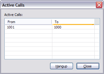 OutCALL - Active calls